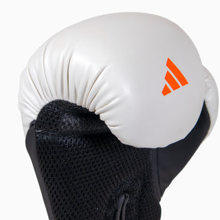 Gants de boxe Adidas Speed Tilt 200 WAKO 10 Oz Blanc-noir-rouge 