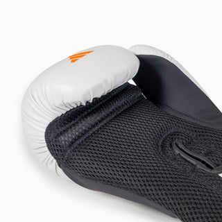 Gants de boxe Adidas Speed Tilt 200 WAKO 10 Oz Blanc-noir-rouge 