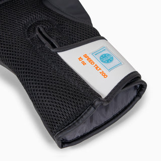 Gants de boxe Adidas Speed Tilt 200 WAKO 10 Oz Blanc-noir-rouge 