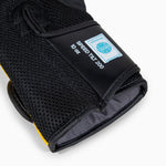Gants de boxe Adidas Speed Tilt 200 WAKO 10 Oz Noir-jaune-blanc 