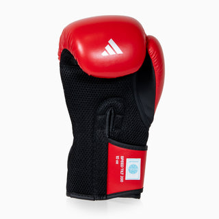 Gants de boxe Adidas Speed Tilt 200 WAKO 10 Oz Rouge-noir-argent 
