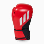 Gants de boxe Adidas Speed Tilt 200 WAKO 10 Oz Rouge-noir-argent 