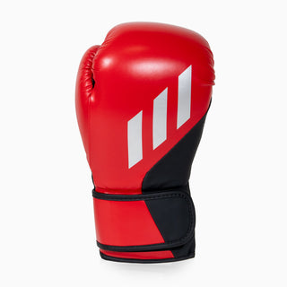 Gants de boxe Adidas Speed Tilt 200 WAKO 10 Oz Rouge-noir-argent 