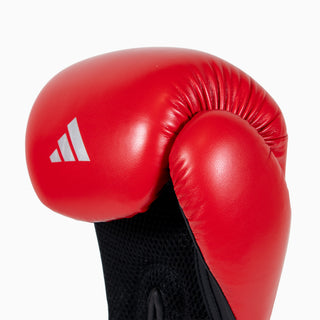 Gants de boxe Adidas Speed Tilt 200 WAKO 10 Oz Rouge-noir-argent 
