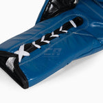 Gants de boxe Cleto Reyes Professionnel CB2 Bleu-noir avec lacets