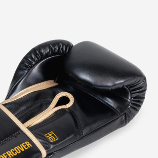 Gants de boxe Di Nardo Undercover avec Velcro Noir-or 
