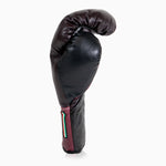 Gants de boxe Di Nardo avec lacets Bourgogne Noir 