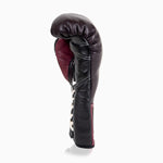 Gants de boxe Di Nardo avec lacets Bourgogne Noir 