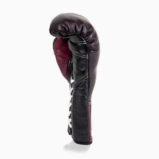 Gants de boxe Di Nardo avec lacets Bourgogne Noir 