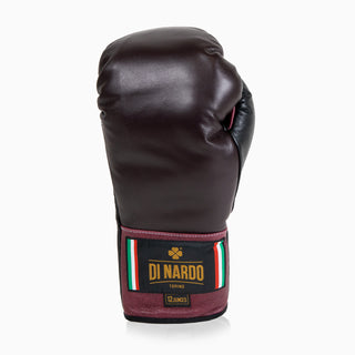 Gants de boxe Di Nardo avec lacets Bourgogne Noir 
