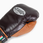 Gants de boxe Di Nardo avec Velcro 14 Oz Bourgogne-cognac 