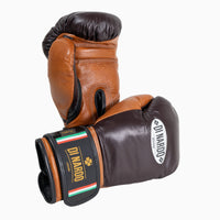 Gants de boxe Di Nardo avec Velcro 14 Oz Bourgogne-cognac 