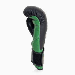 Gants de boxe Di Nardo avec Velcro 14 Oz Noir-vert 