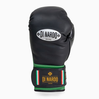 Gants de boxe Di Nardo avec Velcro 14 Oz Noir-vert 