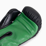 Gants de boxe Di Nardo avec Velcro 14 Oz Noir-vert 