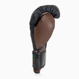 Gants de boxe Di Nardo avec Velcro 16 Oz Noir-cacao 