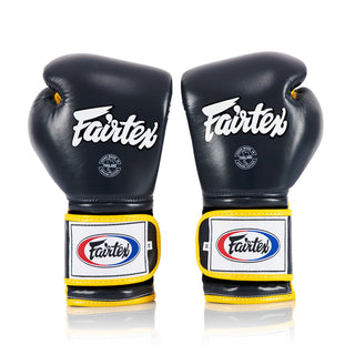 Gants de boxe Fairtex Mexican Style BGV9 Bleu-jaune 