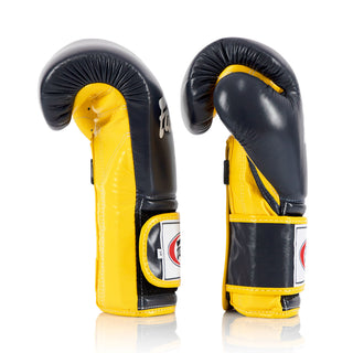 Gants de boxe Fairtex Mexican Style BGV9 Bleu-jaune 