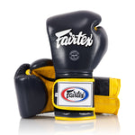 Gants de boxe Fairtex Mexican Style BGV9 Bleu-jaune 