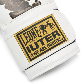 Gants de boxe Leone Iuter GN01IU Blanc 