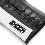 Gants de boxe Leone Shock Pro avec lacets GN057L Noir 