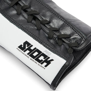 Gants de boxe Leone Shock Pro avec lacets GN057L Noir 
