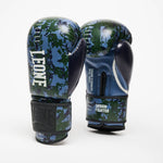 Gants de boxe Leone Urban Fighter GN335 Camouflage bleu-vert 