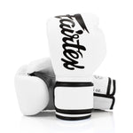 Gants de Muay Thai Fairtex BGV14 Blanc 