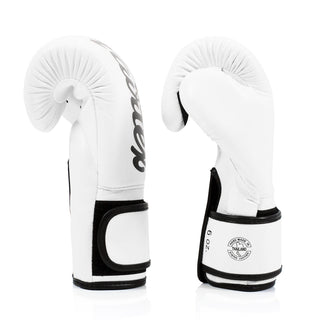 Gants de Muay Thai Fairtex BGV14 Blanc 