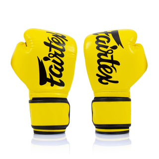 Gants de Muay Thai Fairtex BGV14 Jaune 