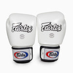 Gants de Muay Thai Fairtex BGV1 Blanc 