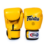 Gants de Muay Thai Fairtex BGV1 Jaune 