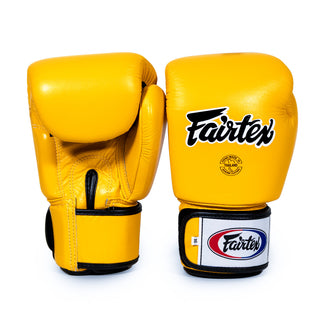 Gants de Muay Thai Fairtex BGV1 Jaune 