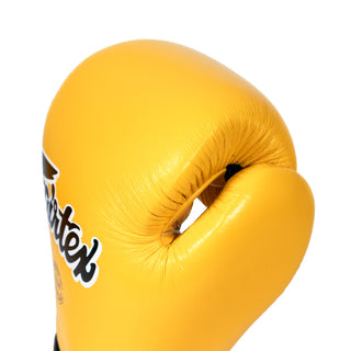 Gants de Muay Thai Fairtex BGV1 Jaune 
