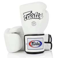 Gants de Muay Thai Fairtex BGV5 Super Sparring Blanc-Combat Arena