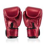 Gants de Muay Thai Fairtex Métallique BGV22 Rouge 