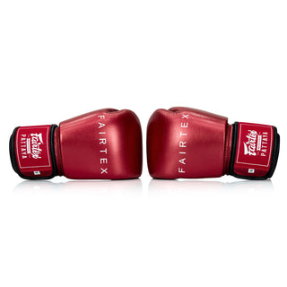 Gants de Muay Thai Fairtex Métallique BGV22 Rouge 