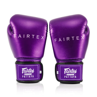 Gants de Muay Thai Fairtex Métallique BGV22 Violet 