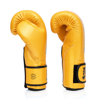 Gants de Muay Thai Fairtex Super Sparring BGV18 Or 