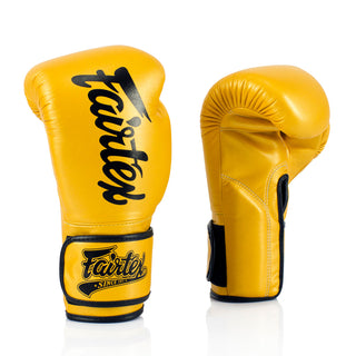 Gants de Muay Thai Fairtex Super Sparring BGV18 Or 
