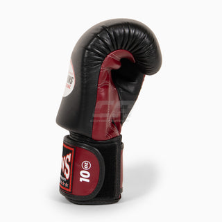 Gants de Muay Thai Twins Special BGVL3 Bourgogne-noir