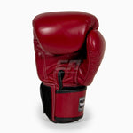 Gants de Muay Thai Twins Special BGVL3 Rouge vin