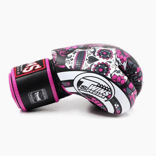 Gants de Muay Thai Twins Special FBGVL 3 Skull Rose 