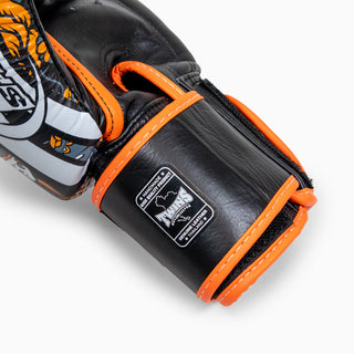 Gants de Muay Thai Twins Special FBGVL 4 Skull Orange 