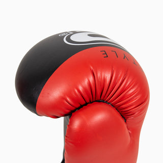 Gants de boxe Raptor SAP WAKO 10 Oz Noir-rouge 