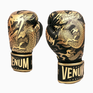Gants de boxe Venum Vol du Dragon Noir-bronze 