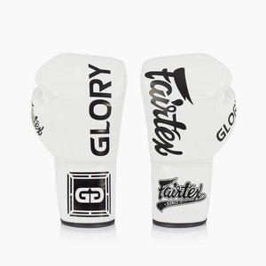 Gants de boxe Fairtex Glory BGLG1 Blanc avec lacets