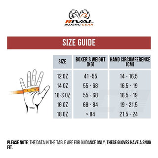 Gants de boxe Rival Evolution Sparring RS11V