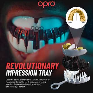 Protège-dents Opro Instant Custom-Fit Silver dents 