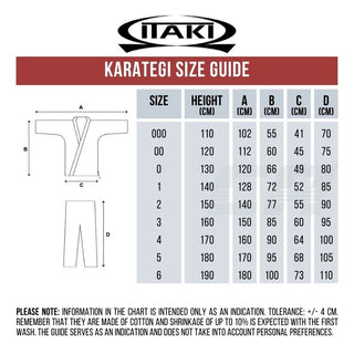 Karategi Itaki Entraînement Art. 45A Blanc 